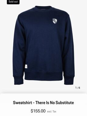 Porsche Design Navy Crewneck Sweatshirt